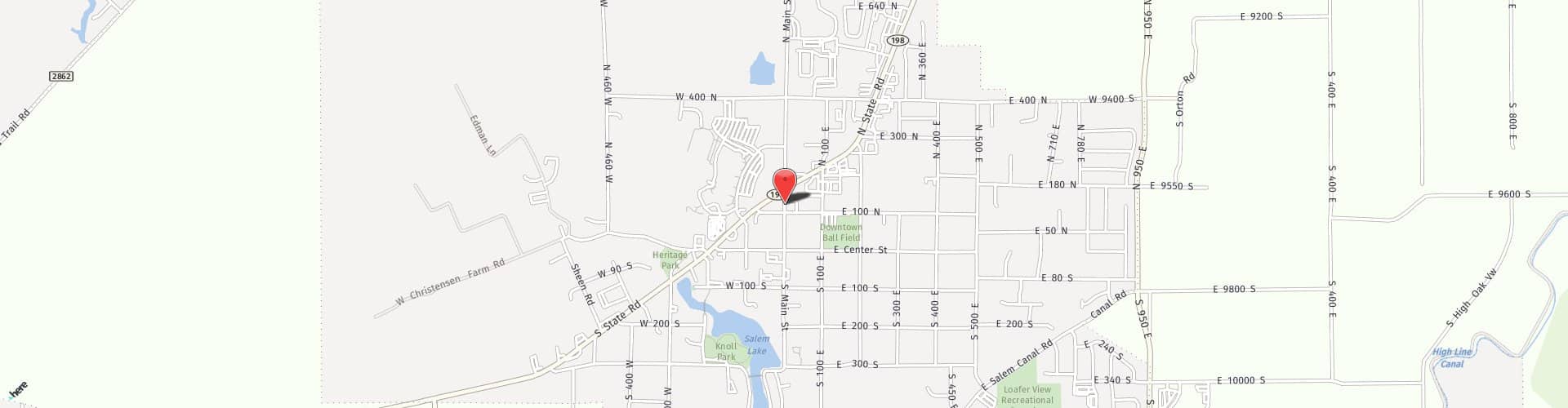 Location Map: 118 N. Main Street Salem, UT 84653